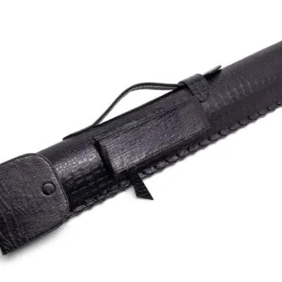 Колчан для трехсоставного бильярдного кия с боковым карманом черный 1шт. изображение