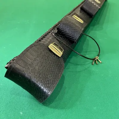 Чохол для кия шкіряний Колчан крокодил дві кишені 1шт. изображение