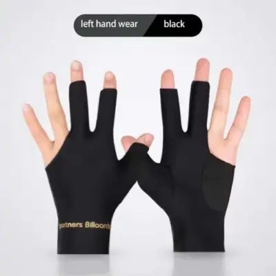 Партнери Billoards Коротка чорна велика рукавичка 1 штука. изображение