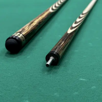 Бильярдный кий 10 запилов Черная пальма кольцо 1шт. изображение