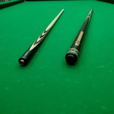 Бильярдный кий AS Мастер Черный граб 7 запилов длинный запил изображение