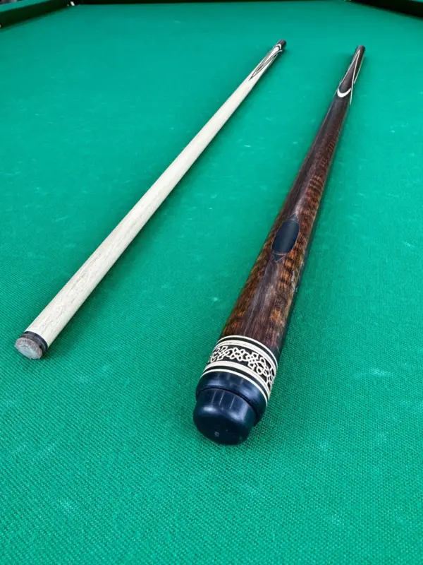 Білярдний-кий-цветок-попугай-змейное-дерево-ебен-4-лучевой-напряженний-ас-3-масштабний