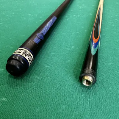 Бильярдный кий Цветок(попугай) Эбен 4 лучевой напряженный AS изображение