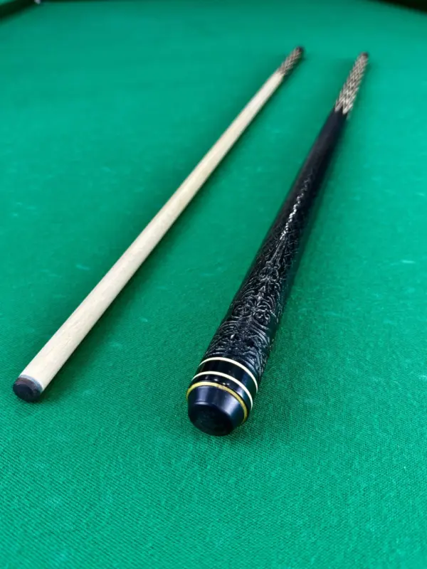 Білярдний-кий-корона-восмі-перевая-ебен-насечка-1ШТ-2-луска