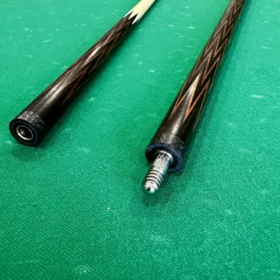 Бильярдный кий Корона восьми перьевая Эбен+масрандуба насечка 1шт. изображение