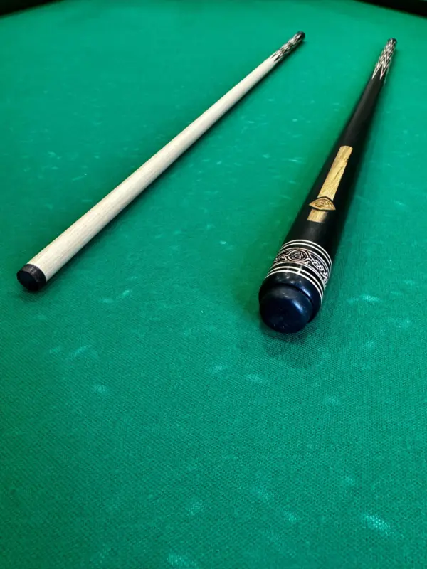 Білярний-кий-корона-восмі-перевая-стріла-ебен-насечка-3-луска