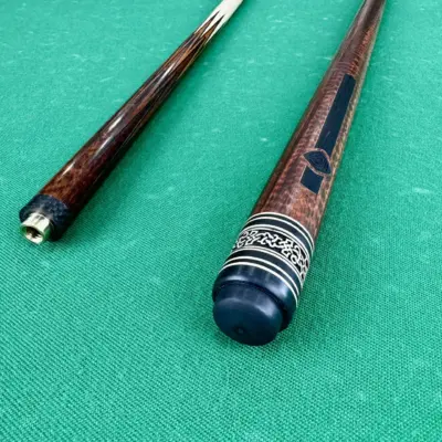Більярдний кий, Корона, Вісім пір’їн, Змія Дерево, Ебен, 1 штука. изображение
