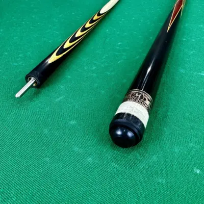 Більярдний сигнал Ніколаенко 12 вирізів Чорний граб Амарілло з вставками Падук изображение