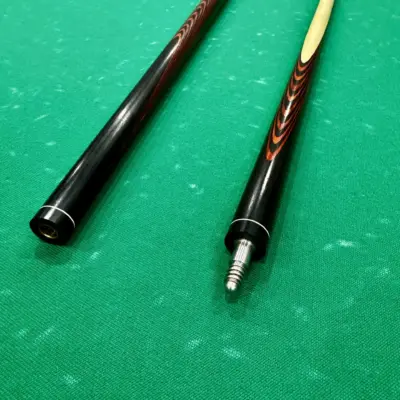 Бильярдный кий супер люкс 20 запилов черный граб+падук изображение