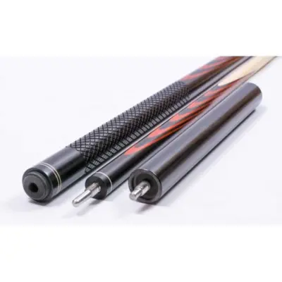 Бильярдный кий 7х5 черный граб-падук насечка докрут изображение