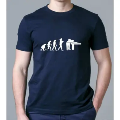 Футболка темно синя Еволюція більярду XL изображение
