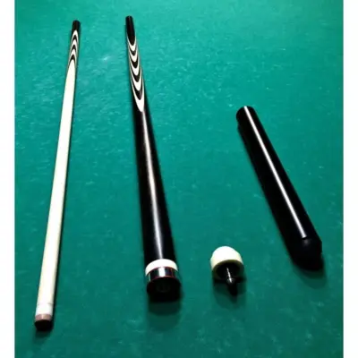 Бильярдный кий 4+3 длинных запилов Эбен докрут изображение