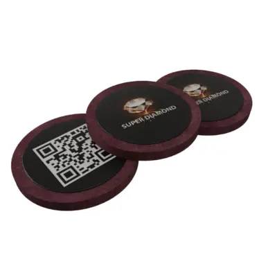 Фібра для кию шкіряна Super Diamond червона 1шт. изображение