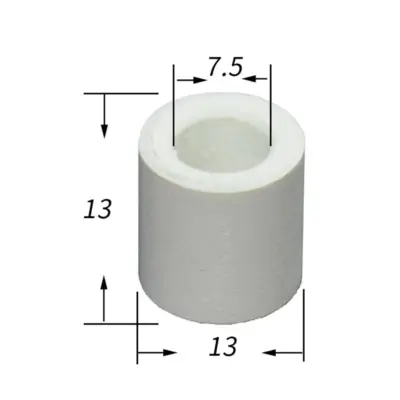 Білий бакелітова втулка 1 штука изображение