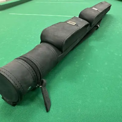 Більярдна трубка з шкірою Super Diamond Crazy чорна клавіатура з блокуванням з двома кишеньками изображение