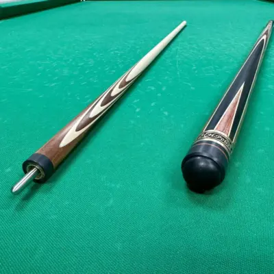 Більярдний кий 6 довгий змитий палісандровий чорний граб Рой Микола 1 шматок. изображение