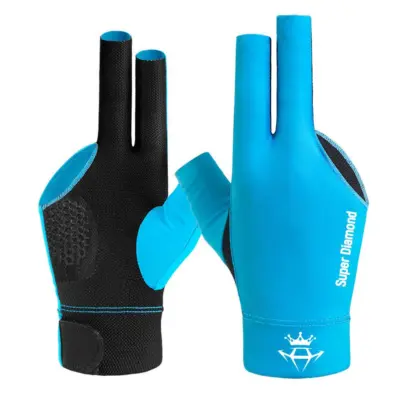 Super Diamond L Blue Right Більярдна рукавичка 1 штука изображение