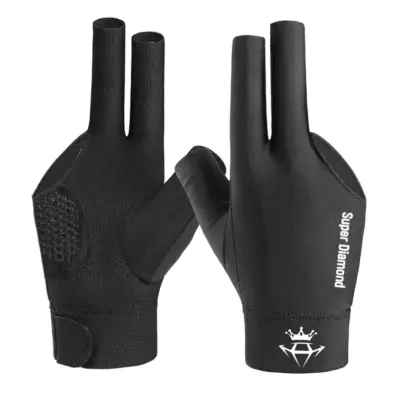 Super Diamond S Чорна Права Більярдна Рукавичка 1 частина изображение