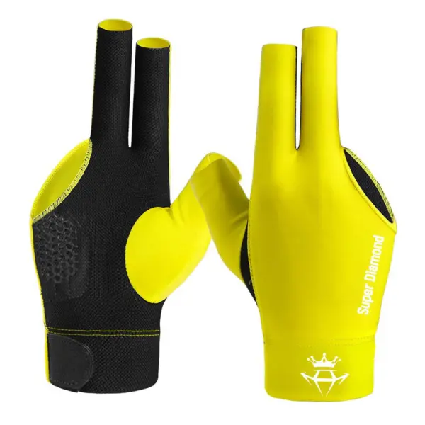 Перчатка для бильярда Super Diamond XL желтая правая 1шт