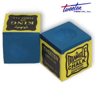 Крейда для більярдної кики Triangle blue оригінальний 144 шт. изображение