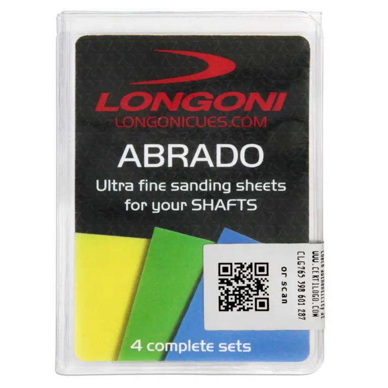 Набор микробумаги для полировки кия LONGONI ABRADO 12шт (1)|Набор микробумаги для полировки кия LONGONI ABRADO 12шт (2)|Набор микробумаги для полировки кия LONGONI ABRADO 12шт (3)