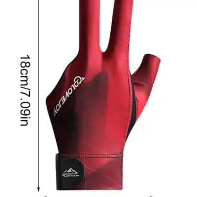 БІЛЬЯРДНА РУКАВИЧКА GO LOVE JOY червона 1 штука. изображение