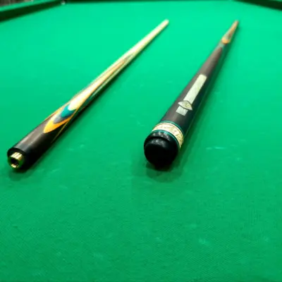 Більярдний кий квітка (папуга) Чорнозелений-оранжево-сірий граб 4 балки натяг AS изображение