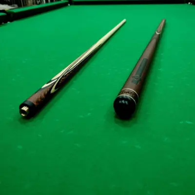 Бильярдный кий Цветок(попугай) Черная змея+ черный граб 4 лучевой напряженный AS изображение