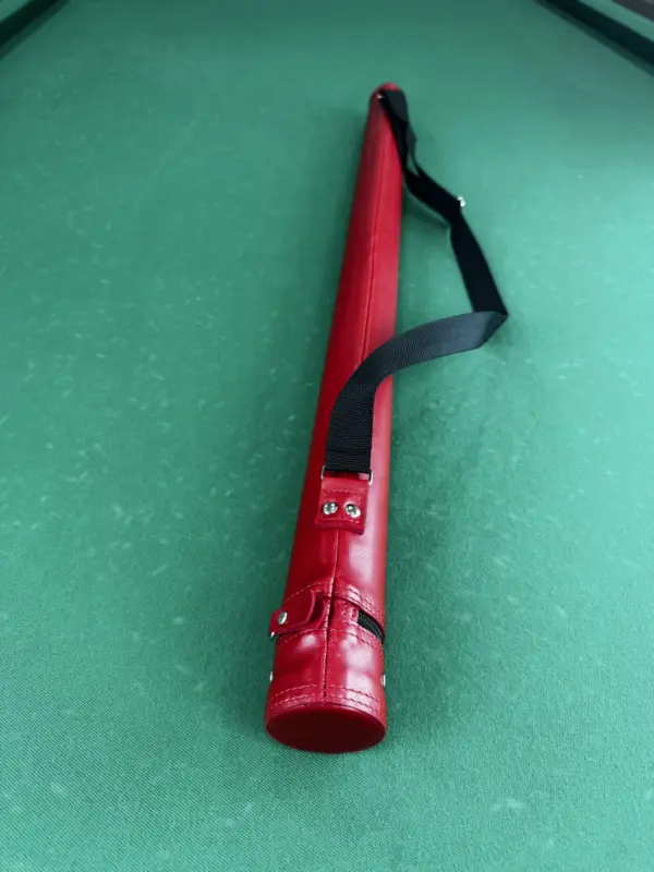 тубус-для-білярного-кія-супер-діамант-без-кармана-красний-гладкий-1шт-2-луска