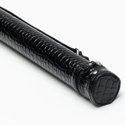 Super Diamond більярдна тюбичка, цілісний лак у вигляді крокодила, чорний, 1 шт. изображение