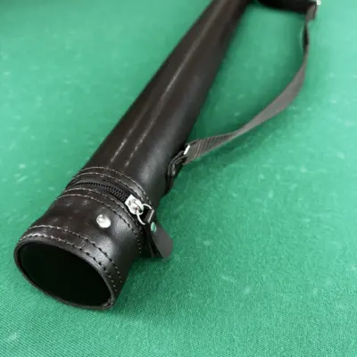 Тубус для більярдного кія Super Diamond коричневий без кишені гладкий 1шт. изображение