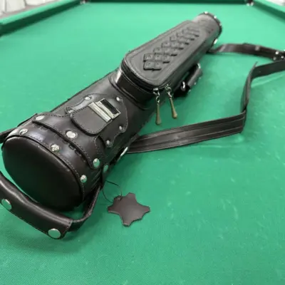 Тубус для кия ручная работа кожа один карман изображение