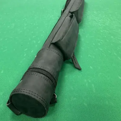 Тюбик для більярдного кийка Krazy black 2 кишені з замками шкіри изображение