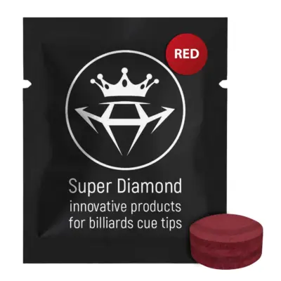 Наклейка для більярду без волоконної сфери SUPER DIAMOND red 1 штука. изображение