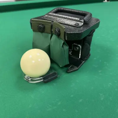 Симулятор більярду SVOYAK, зелені сумки, залізна ручка изображение