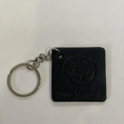 Брелок Super Diamond Leather Black Square изображение